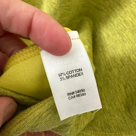 Robert Rodriguez Green/Yellow Cotton Bodycon Midi Dress - Picture 5 of 6